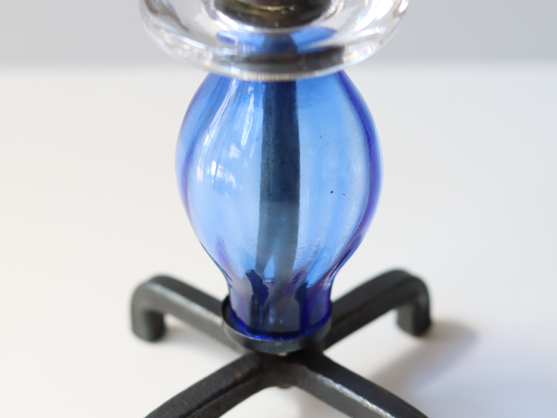 【北欧 スウェーデン ヴィンテージ】Boda (ボダ)Erik Höglund(エリック・ホグラン)candle stand blue