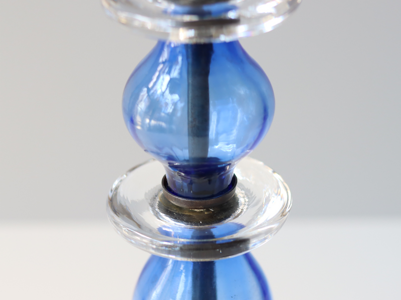 【北欧 スウェーデン ヴィンテージ】Boda (ボダ)Erik Höglund(エリック・ホグラン)candle stand blue