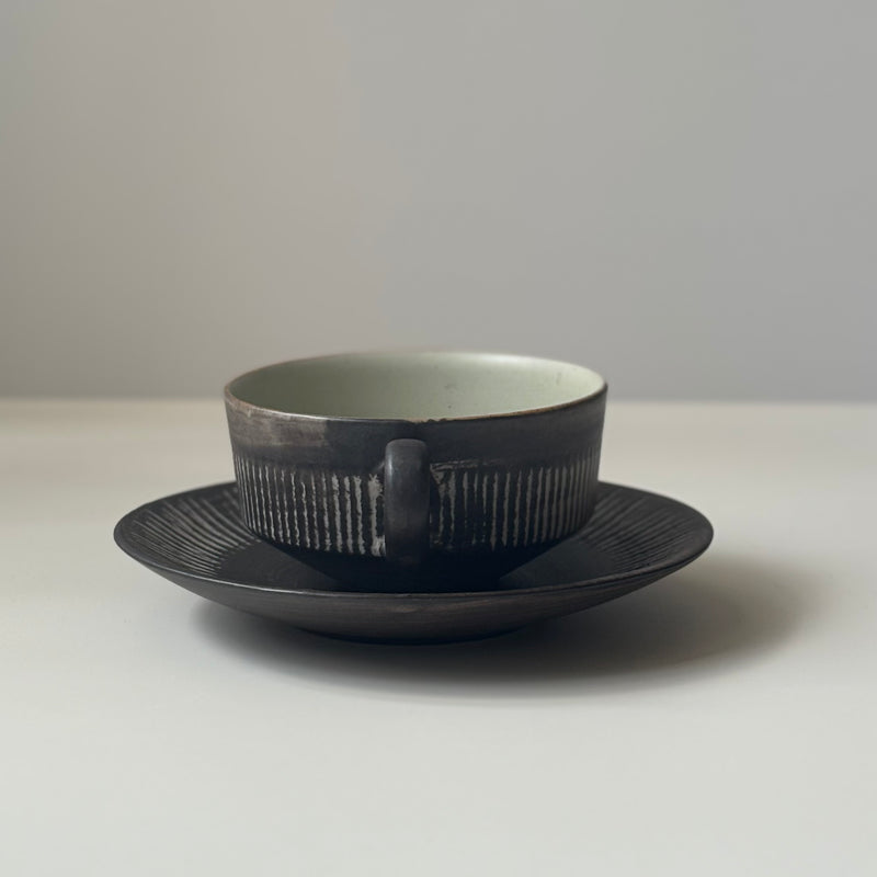 【北欧 デンマーク ヴィンテージ】BR denmark(BRデンマーク) Amazonas(アマゾナス) tea cup saucer