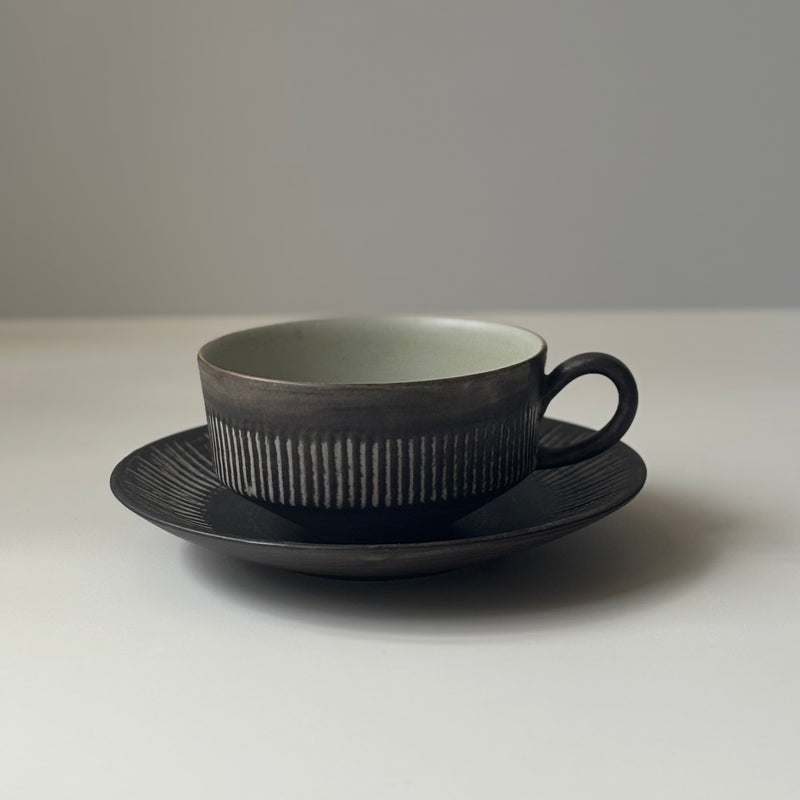 【北欧 デンマーク ヴィンテージ】BR denmark(BRデンマーク) Amazonas(アマゾナス) tea cup saucer