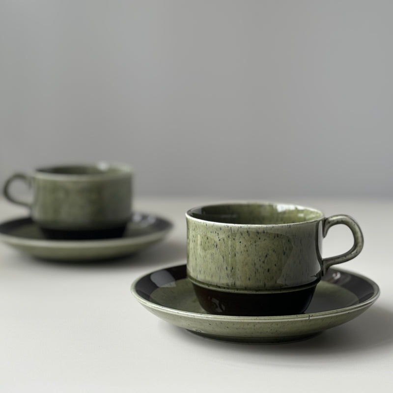 【北欧 スウェーデン ヴィンテージ】Rorstrand (ロールストランド) Vieta(ヴィータ)coffee cup saucer