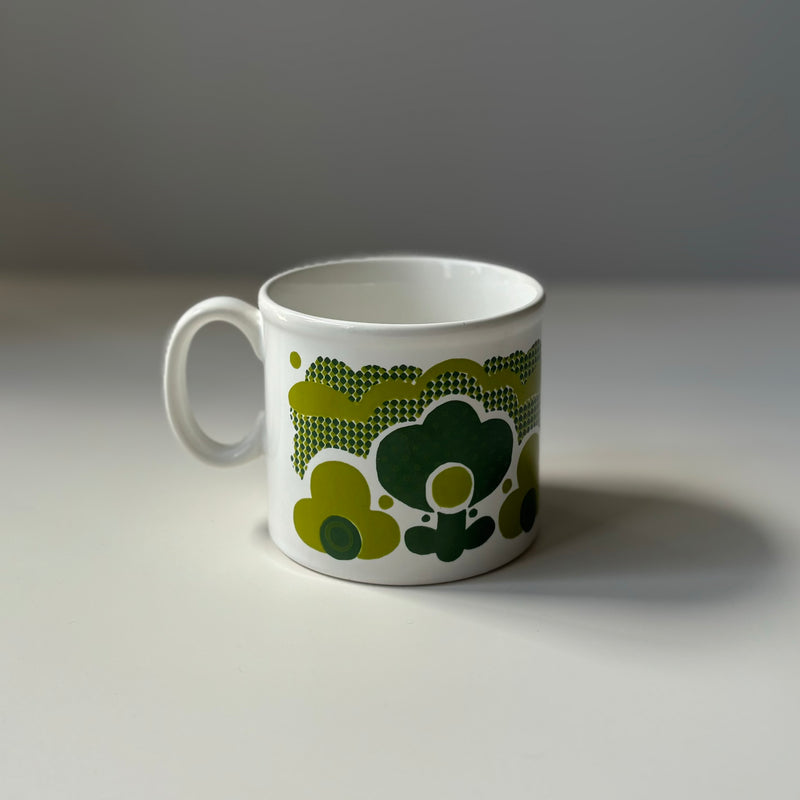 【イギリス ヴィンテージ】Staffordshire (スタッフォードシャー)flower mug