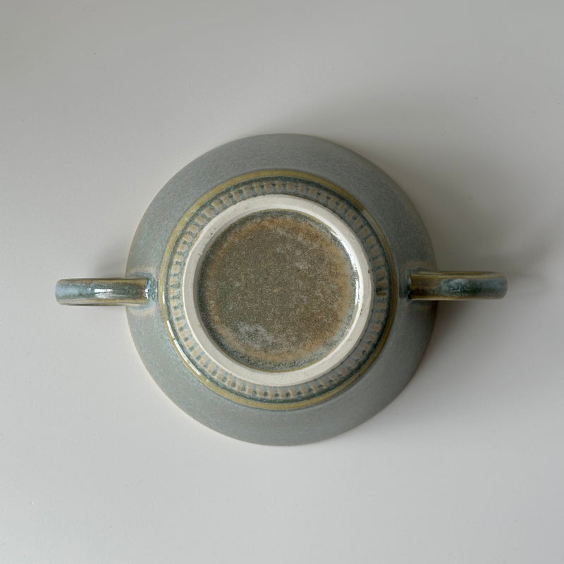 【北欧 デンマーク ヴィンテージ】 Knabstrup (ナブストラップ ) soup cup saucer