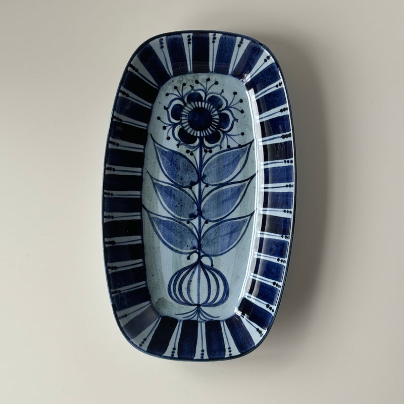 【北欧 デンマーク ヴィンテージ】Royal copenhagen (ロイヤルコペンハーゲン) Tenera (テネラ)serving dish floral