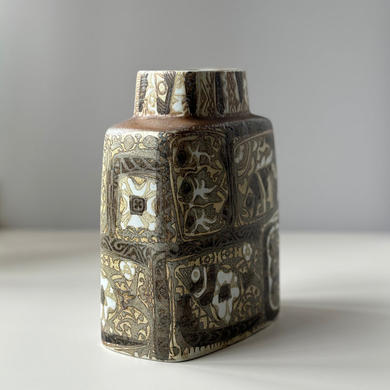 【北欧 デンマーク ヴィンテージ】Royal copenhagen (ロイヤルコペンハーゲン) Baca (バッカ)vase fish
