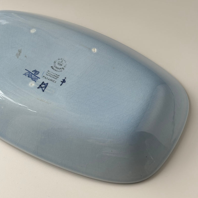 【北欧 デンマーク ヴィンテージ】Royal copenhagen (ロイヤルコペンハーゲン) Tenera (テネラ)serving dish floral