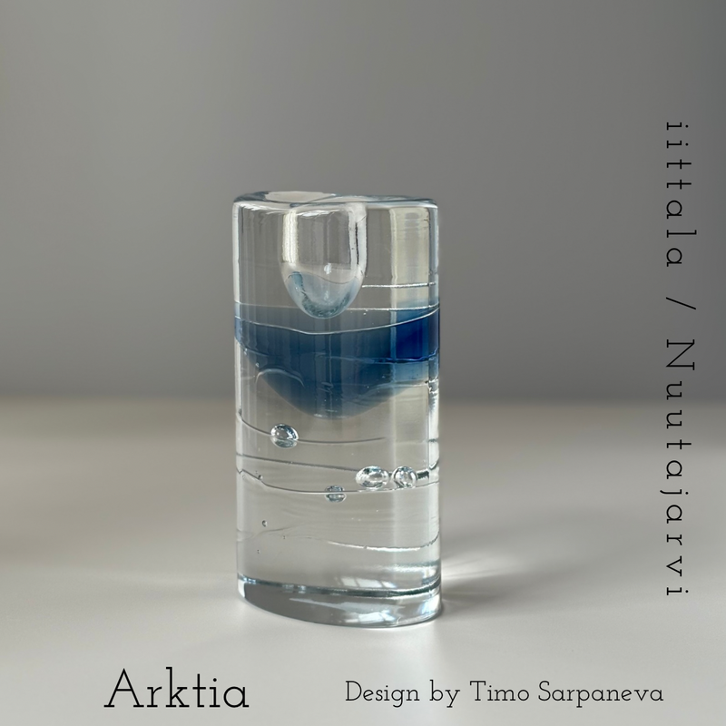 【北欧 フィンランド ヴィンテージ】iittala(イッタラ) Arktia(アークティア) candle holder