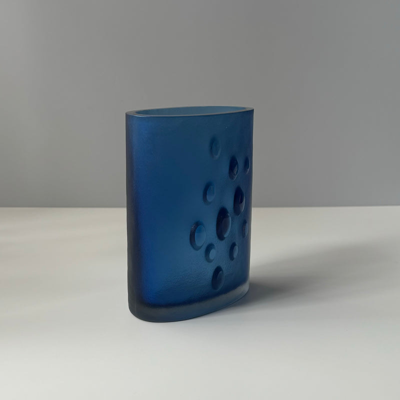 【北欧 フィンランド ヴィンテージ】iittala(イッタラ) 3305 vase blue