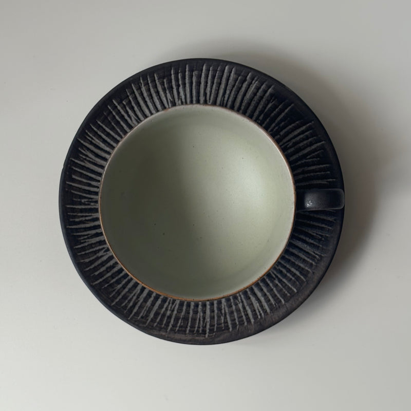 【北欧 デンマーク ヴィンテージ】BR denmark(BRデンマーク) Amazonas(アマゾナス) tea cup saucer
