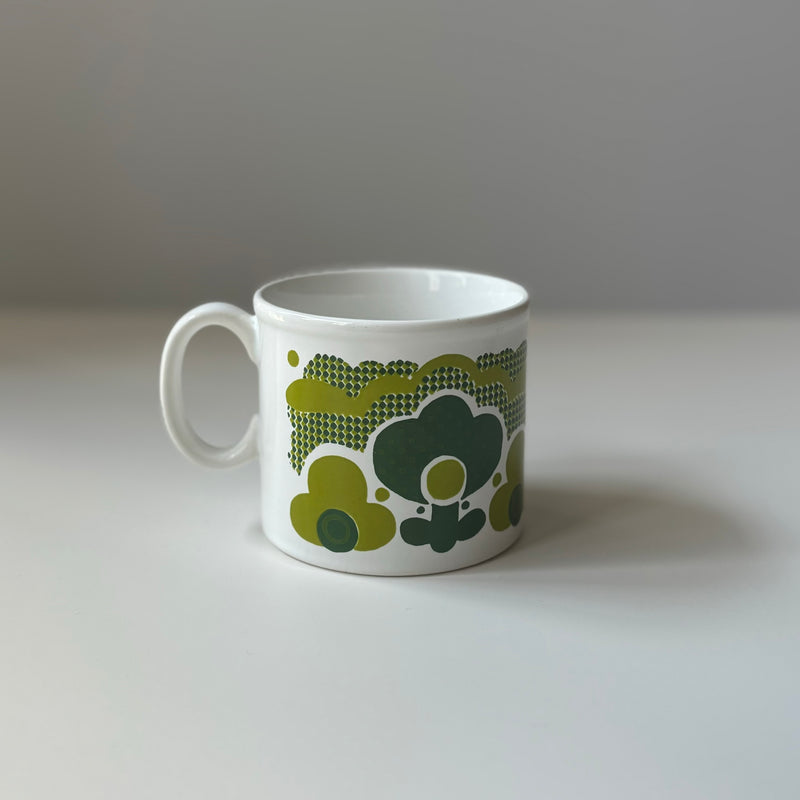 【イギリス ヴィンテージ】Staffordshire (スタッフォードシャー)flower mug