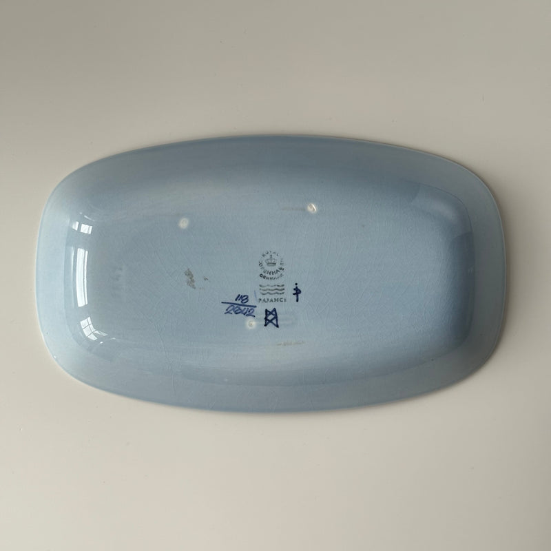 【北欧 デンマーク ヴィンテージ】Royal copenhagen (ロイヤルコペンハーゲン) Tenera (テネラ)serving dish floral