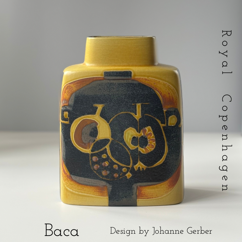 【北欧 デンマーク ヴィンテージ】Royal copenhagen (ロイヤルコペンハーゲン) Baca (バッカ) vase apple 3121 JG