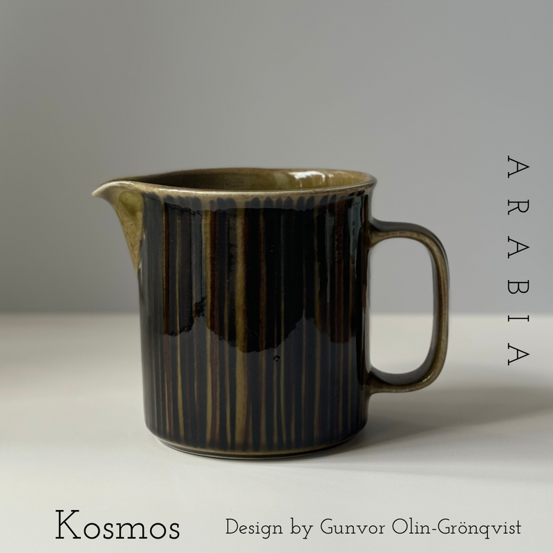【北欧 フィンランド ヴィンテージ】 Arabia (アラビア) Kosmos (コスモス) jug