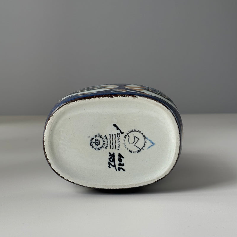 【北欧 デンマーク ヴィンテージ】Royal copenhagen (ロイヤルコペンハーゲン) Baca (バッカ) vase bird 3207 NT