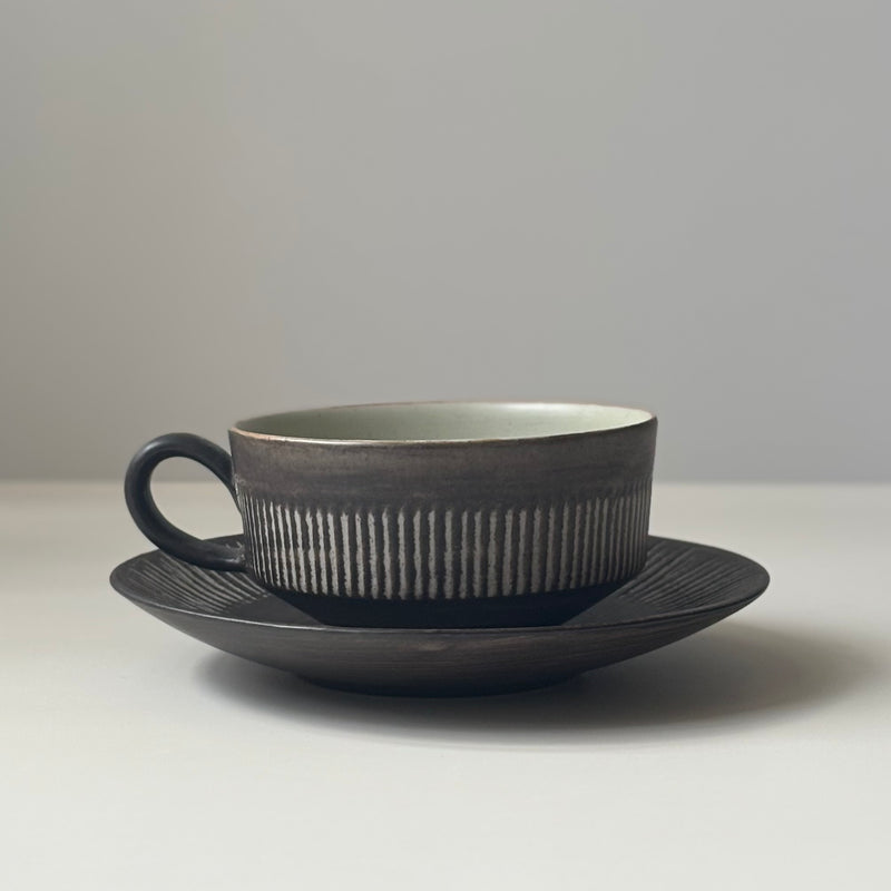 【北欧 デンマーク ヴィンテージ】BR denmark(BRデンマーク) Amazonas(アマゾナス) tea cup saucer
