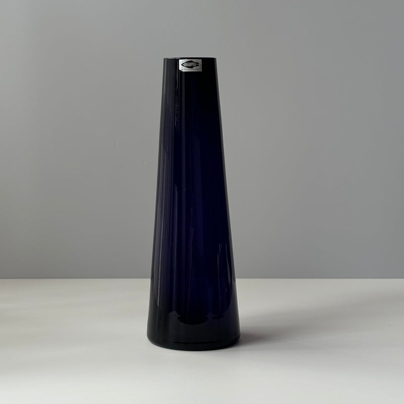 Nuutajarvi(ヌータヤルヴィ) Saara Hopea(サーラ・ホペア)SH105 flower vase lilac │ 北欧 フィンランド ヴィンテージ 花瓶 ライラック ガラス
