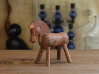Kay Bojesen Horse Wooden Figure Walnut|DENMARK