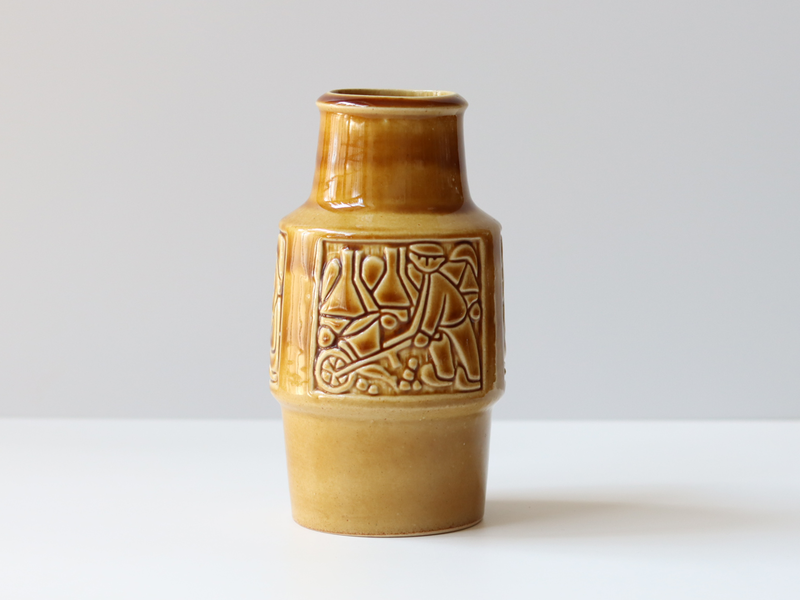 Michael Andersen&son (マイケル・アンダーセン) vase large brown 1765 │ 北欧ヴィンテージ デンマーク 花瓶 陶磁器