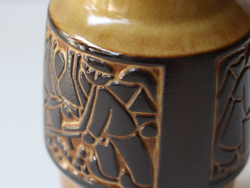 Michael Andersen&son (マイケル・アンダーセン) vase large brown 1801 │ 北欧ヴィンテージ デンマーク 花瓶 陶磁器