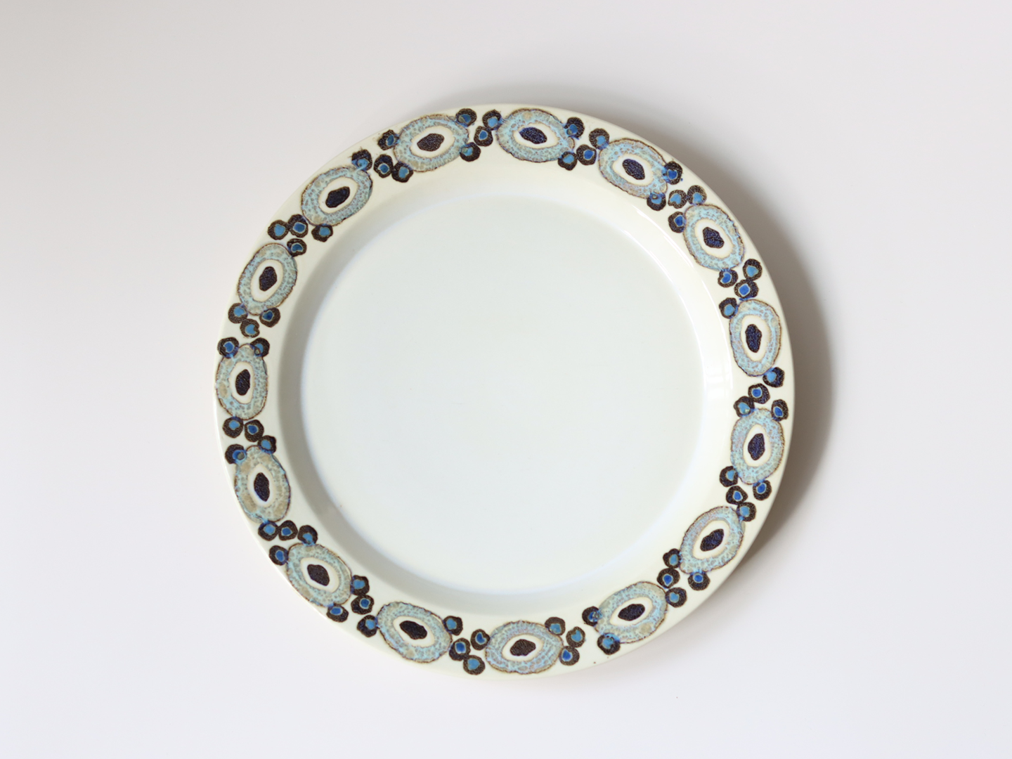 Royal copenhagen (ロイヤルコペンハーゲン) Nucella (ヌセラ)24cm dinner plate blue │ 北欧ヴィンテージ デンマーク 食器 プレート 陶磁器