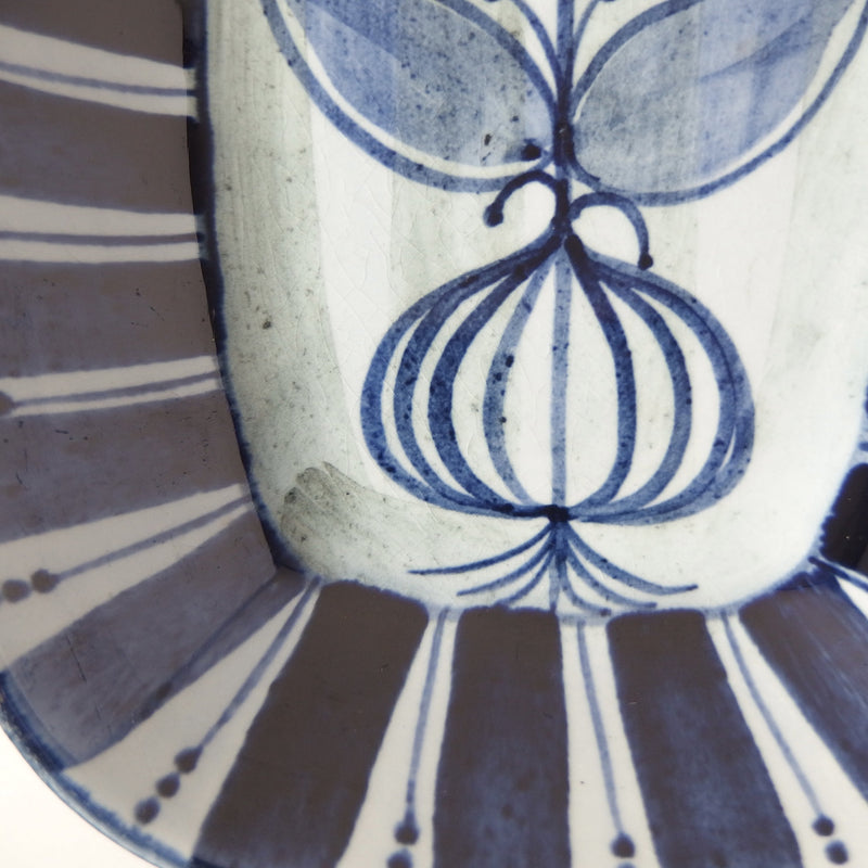 【北欧 デンマーク ヴィンテージ】Royal copenhagen (ロイヤルコペンハーゲン) Tenera (テネラ)serving dish floral