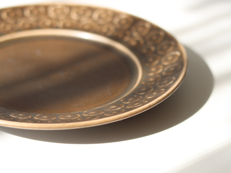 【北欧 デンマーク ヴィンテージ】Jens.H.Quistgaard (イェンス・クイストゴー) Azur Umbra(アズール アンブラ)side plate