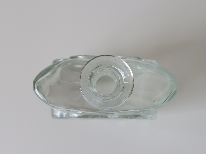 Riihimaen Lasi (リーヒマエンラシ) Erkkitapio Siiroinen(エルッキタピオ・シーライネン)Paukkurauta (パウックラウタ)Bottle H19cm │ 北欧 フィンランド ヴィンテージ 花瓶 ボトル ガラス