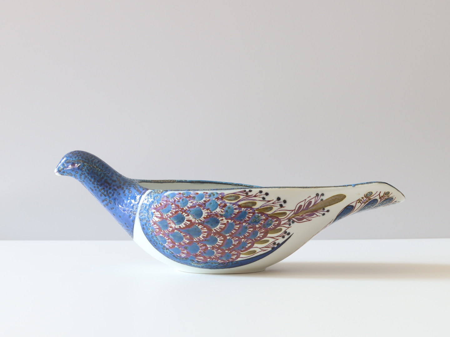 Royal Copenhagen(ロイヤルコペンハーゲン) Tenera バード ソースボート 2479 / Berte Jessen | 北欧ヴィンテージ デンマーク