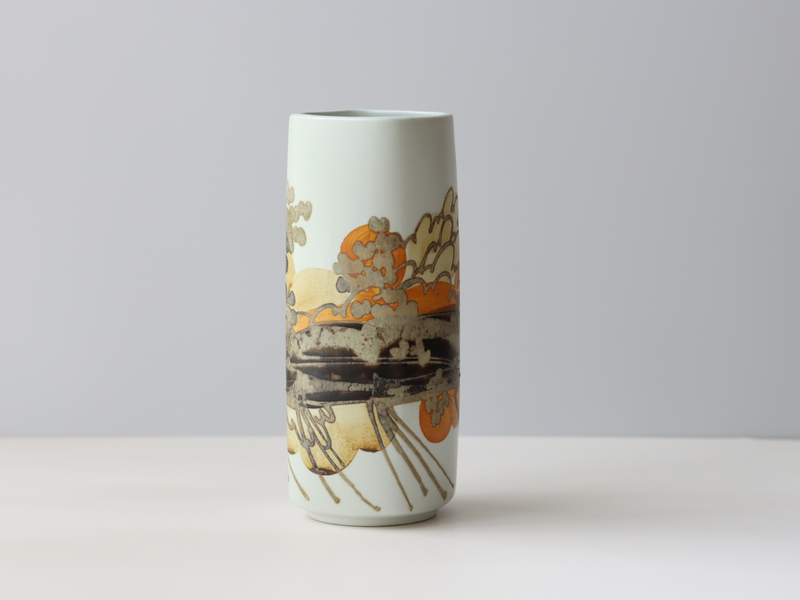 Royal copenhagen (ロイヤルコペンハーゲン) Siena (シエナ) vase 3763 EM │ 北欧ヴィンテージ デンマーク 花瓶 陶磁器