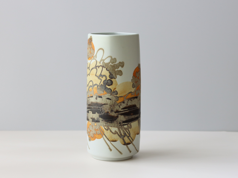 Royal copenhagen (ロイヤルコペンハーゲン) Siena (シエナ) vase 3763 EM │ 北欧ヴィンテージ デンマーク 花瓶 陶磁器