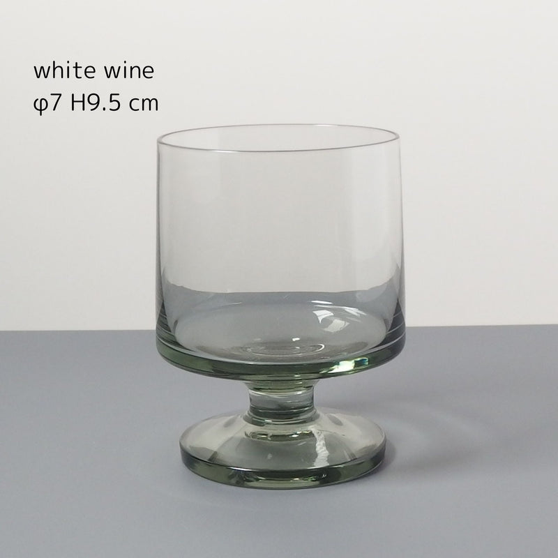 【北欧 デンマーク ヴィンテージ】Holmegaard (ホルムガード) Stub (スタブ) smoke glass