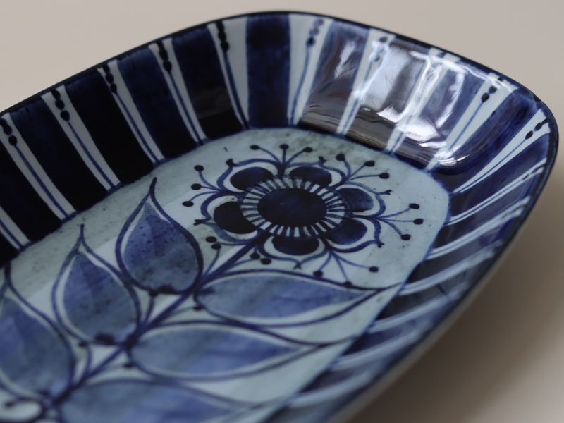Royal copenhagen (ロイヤルコペンハーゲン) Tenera (テネラ)serving dish floral │ 北欧ヴィンテージ デンマーク 食器 プレート 陶磁器