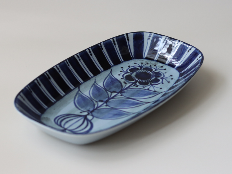 Royal copenhagen (ロイヤルコペンハーゲン) Tenera (テネラ)serving dish floral │ 北欧ヴィンテージ デンマーク 食器 プレート 陶磁器