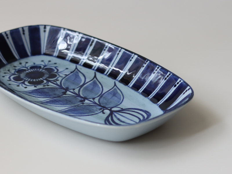 Royal copenhagen (ロイヤルコペンハーゲン) Tenera (テネラ)serving dish floral │ 北欧ヴィンテージ デンマーク 食器 プレート 陶磁器