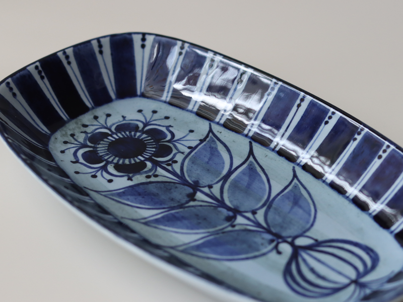 Royal copenhagen (ロイヤルコペンハーゲン) Tenera (テネラ)serving dish floral │ 北欧ヴィンテージ デンマーク 食器 プレート 陶磁器