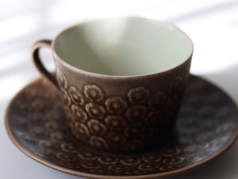 【北欧 デンマーク ヴィンテージ】Jens.H.Quistgaard (イェンス・クイストゴー) Azur umbra (アズール アンブラ) cup saucer