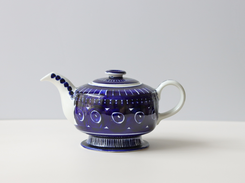 【北欧 フィンランド ヴィンテージ】Arabia (アラビア) Valencia(バレンシア)tea pot Ulla Procopé
