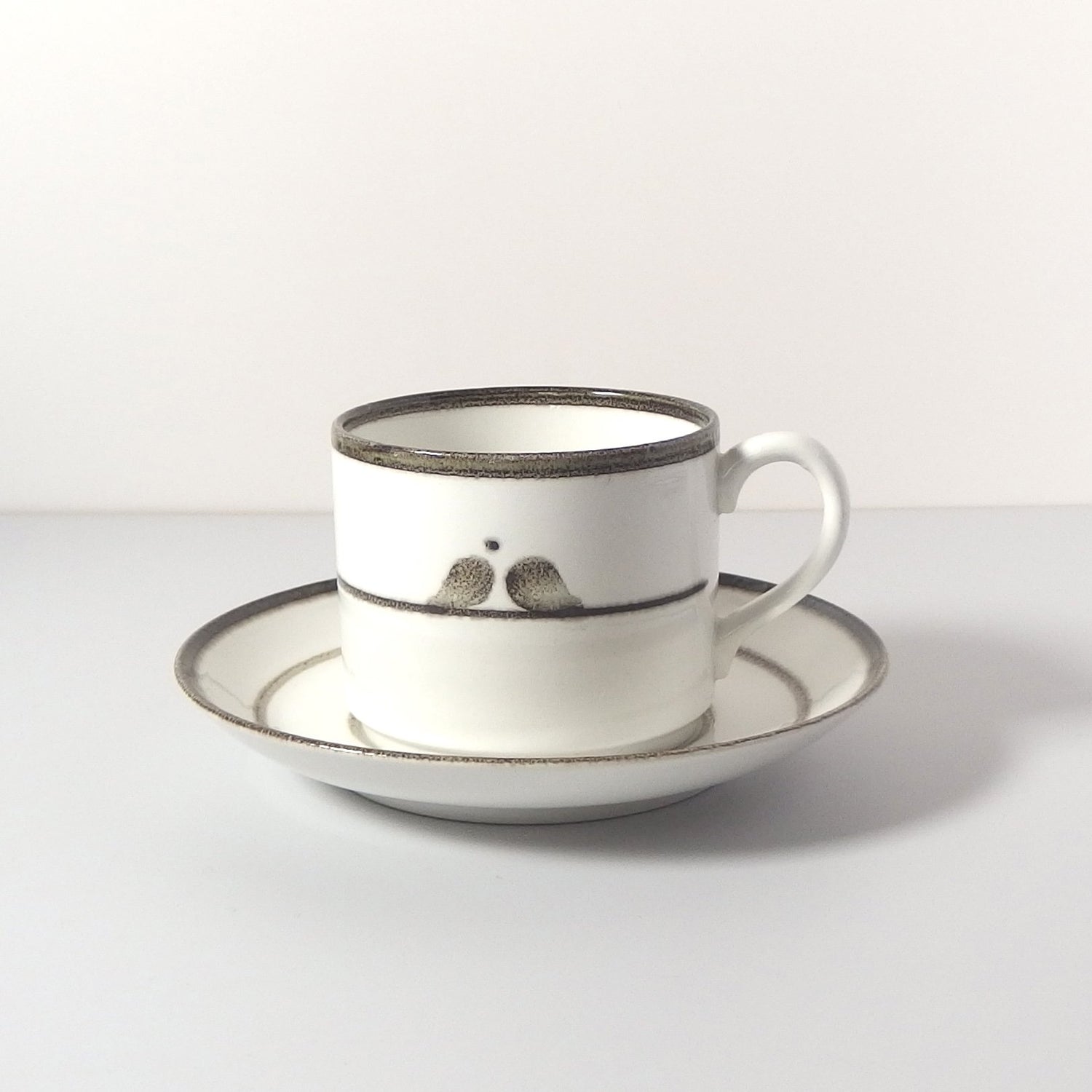 【北欧 スウェーデン ヴィンテージ】Rorstrand （ロールストランド） Nordica（ノルディカ）coffee cup saucer