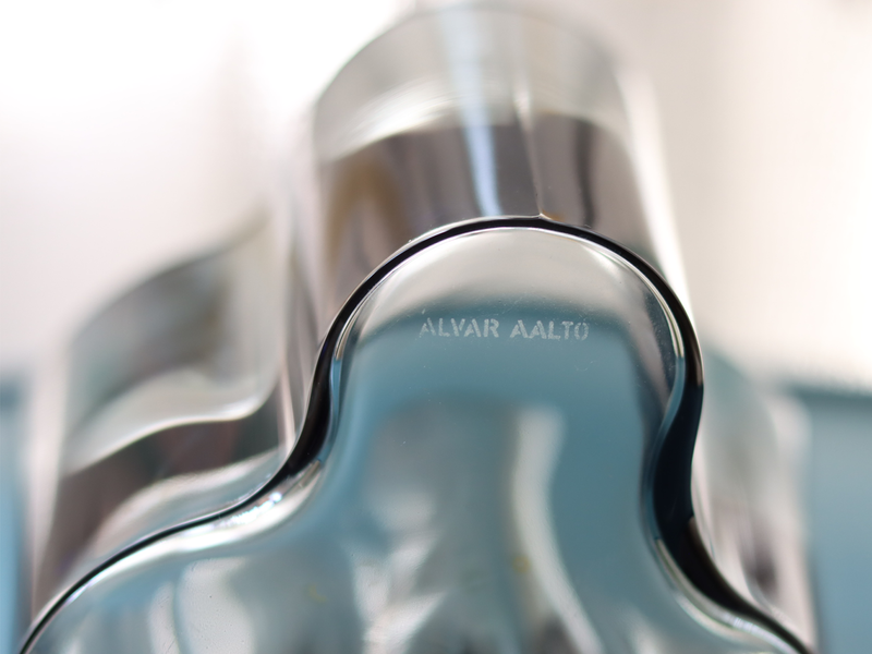 iittala  （イッタラ） Alvar Aalto vase H9.5cm smoke │ 北欧 フィンランド アアルトベース スモーク 花瓶