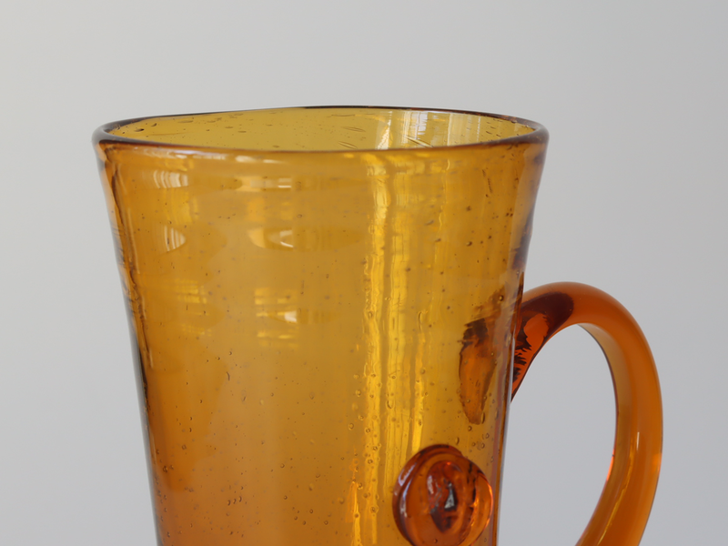 Boda（ボダ） ビアジョッキ グラス アンバー H14.5 2371 / Erik Höglund ｜ 北欧ヴィンテージ スウェーデン