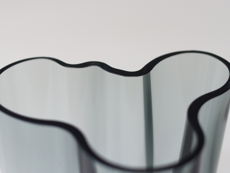 iittala  （イッタラ） Alvar Aalto vase H9.5cm smoke │ 北欧 フィンランド アアルトベース スモーク 花瓶