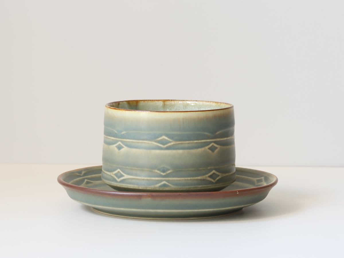 Jens.H.Quistgaard（イェンス・クイストゴー） Rune ティーカップ＆ソーサー ｜ 北欧ヴィンテージ デンマーク