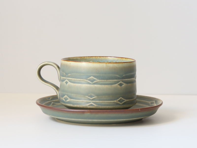 Jens.H.Quistgaard（イェンス・クイストゴー） Rune ティーカップ＆ソーサー ｜ 北欧ヴィンテージ デンマーク