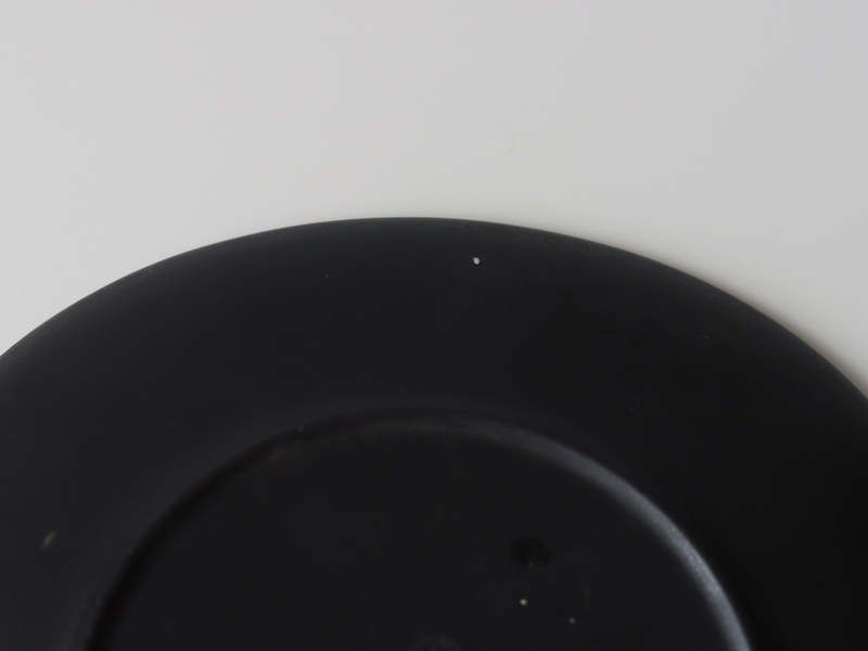 Gustavsberg （グスタフスベリ） Stig Lindberg（スティグ・リンドベリ） Piazza（ピアッツァ） 19.5cm plate black ship │ 北欧 スウェーデン ヴィンテージ プレート 船 陶磁器