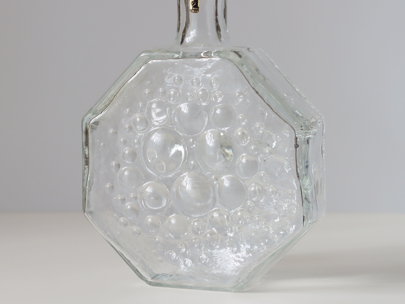 Riihimaen Lasi （リーヒマエンラシ） Nanny Still（ナニー・スティル）Stella Polaris （ステラ・ポラリス）ボトル クリア H18.5cm │ 北欧 フィンランド ヴィンテージ 花瓶 ボトル ガラス