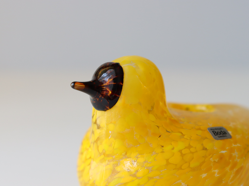 Boda Bird candle Bertil Vallien（バーティル・ヴァリーン）│ 北欧 スウェーデン ヴィンテージ 鳥 ガラス キャンドルスタンド