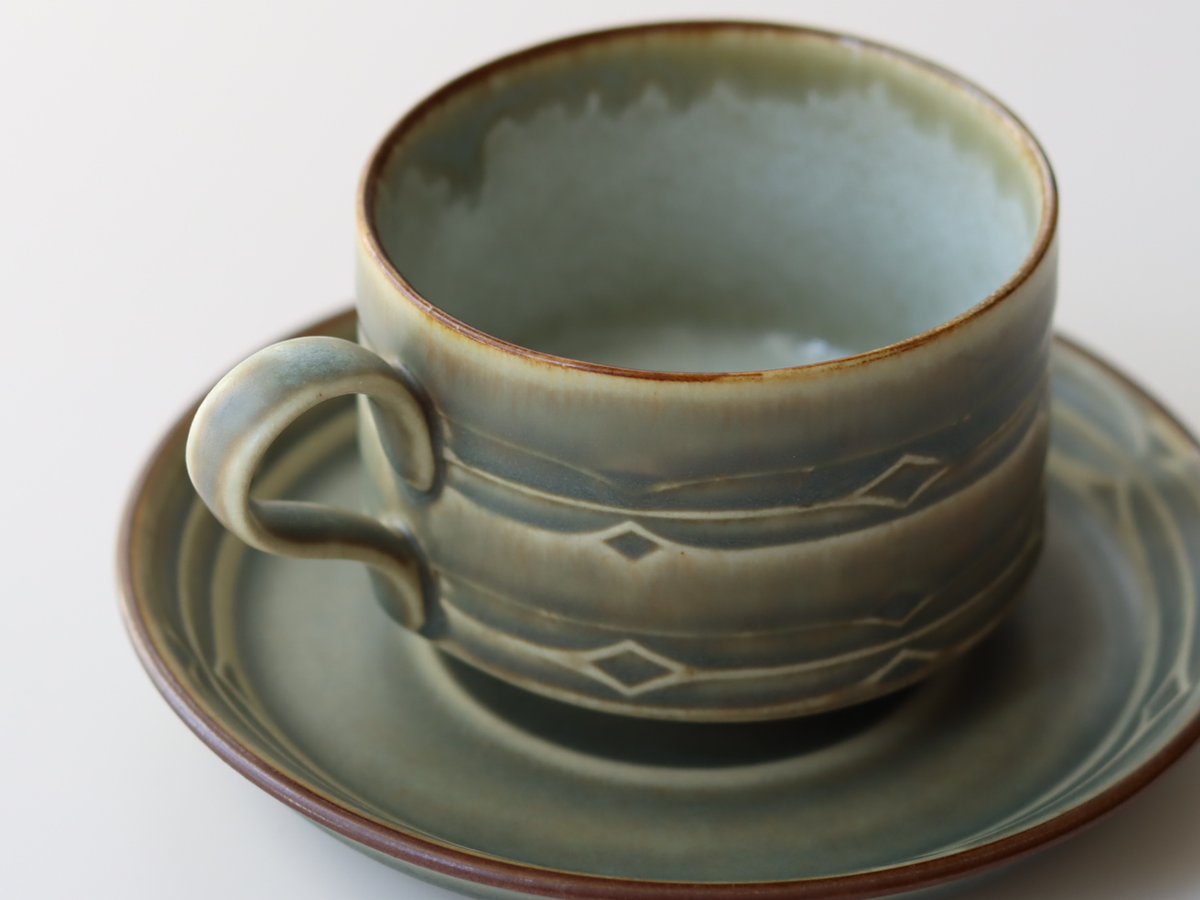 【北欧 デンマーク ヴィンテージ】Jens.H.Quistgaard （イェンス・クイストゴー）Rune （ルーン）cup caucer