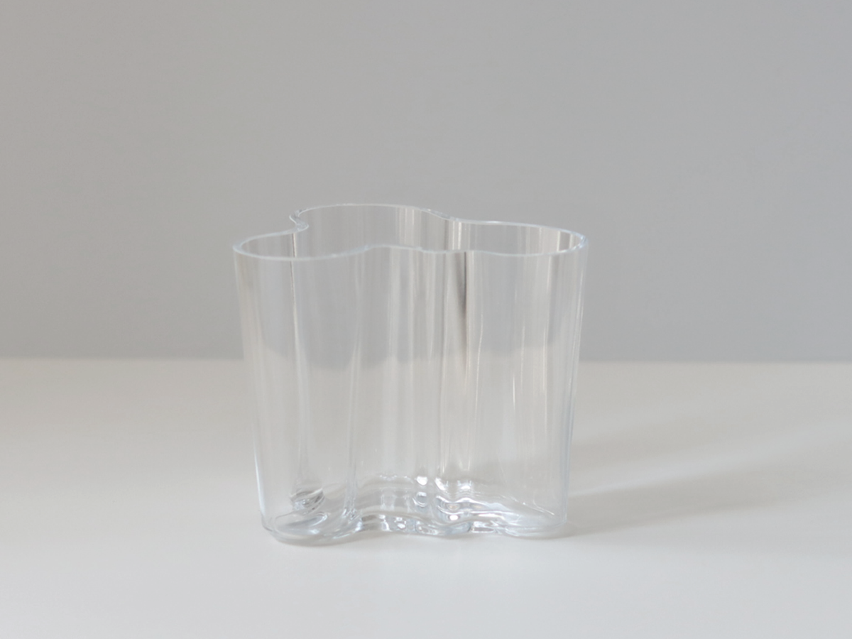 iittala (イッタラ) Alvar Aalto vase H9.5cm clear │ 北欧 iittala (イッタラ) Alvar Aalto vase H9.5cm clear │ 北欧