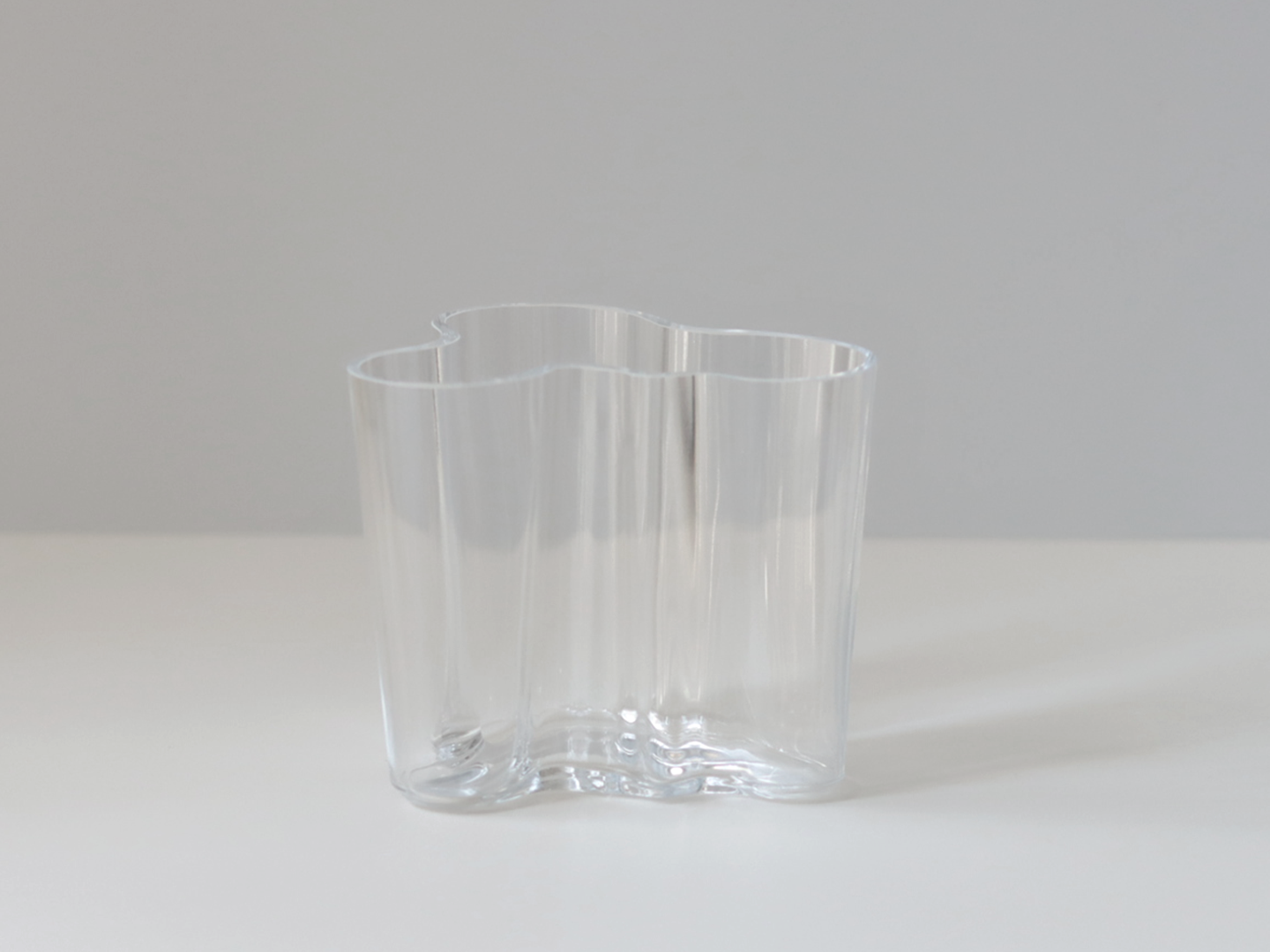 iittala （イッタラ） Alvar Aalto vase H9.5cm clear │ 北欧