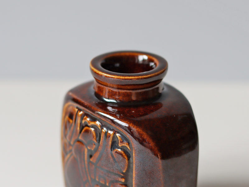 Michael Andersen&son （マイケル・アンダーセン） vase dark brown  │ 北欧ヴィンテージ デンマーク 花瓶 陶磁器